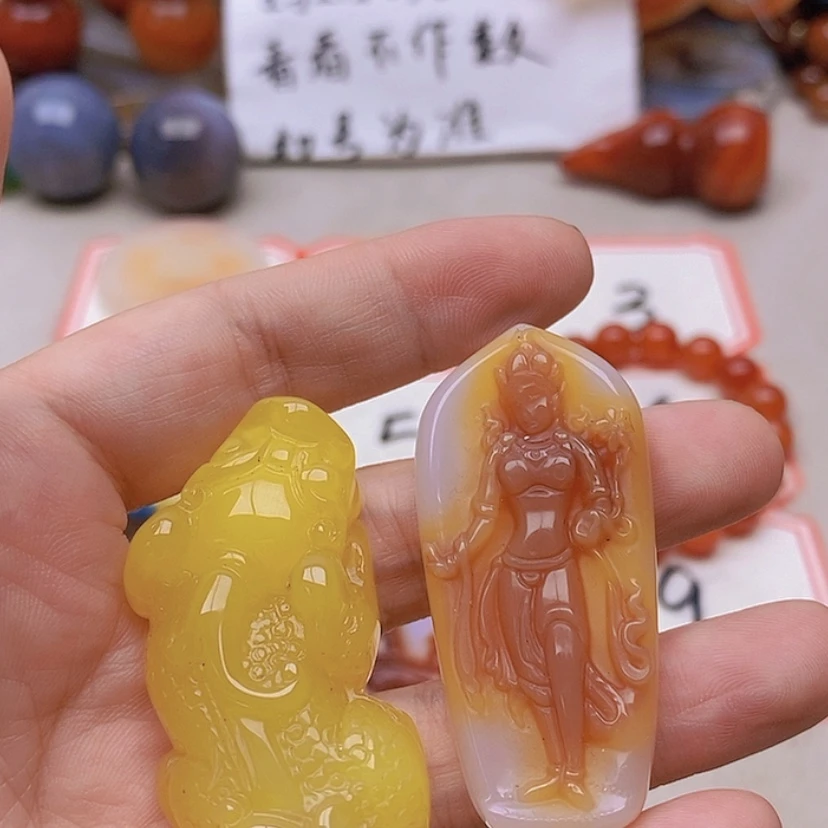 【闪购商品】未镶嵌玛瑙/玉髓珠宝半成品女***我