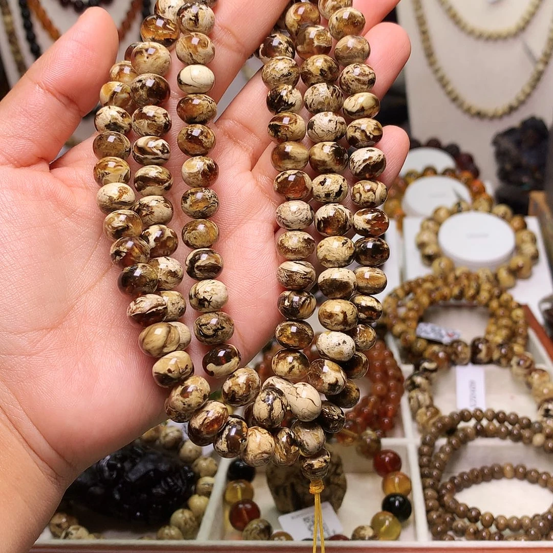 琥珀未镶嵌裸石云端干白溶洞10-36