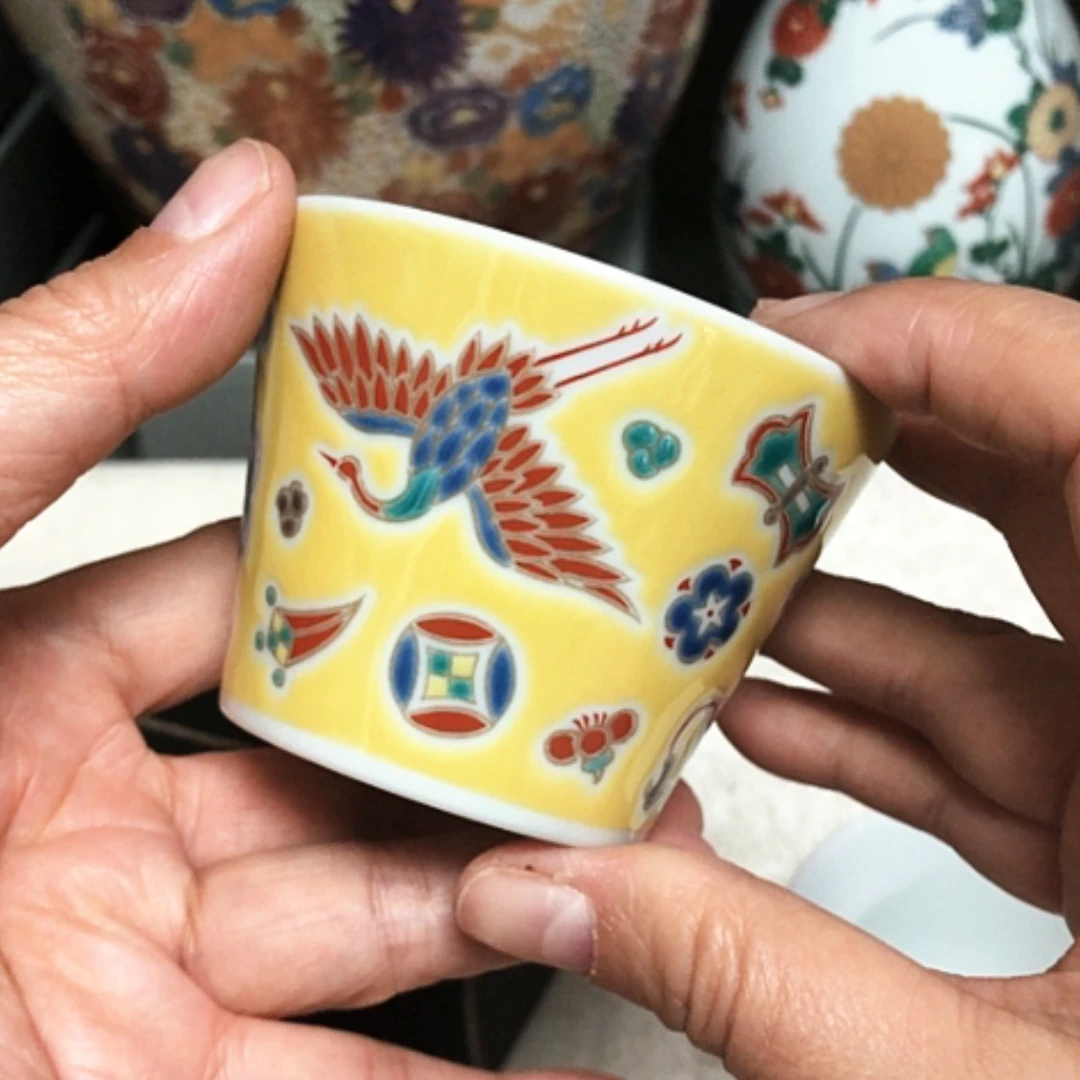 【闪购商品】碗九谷烧猪口杯