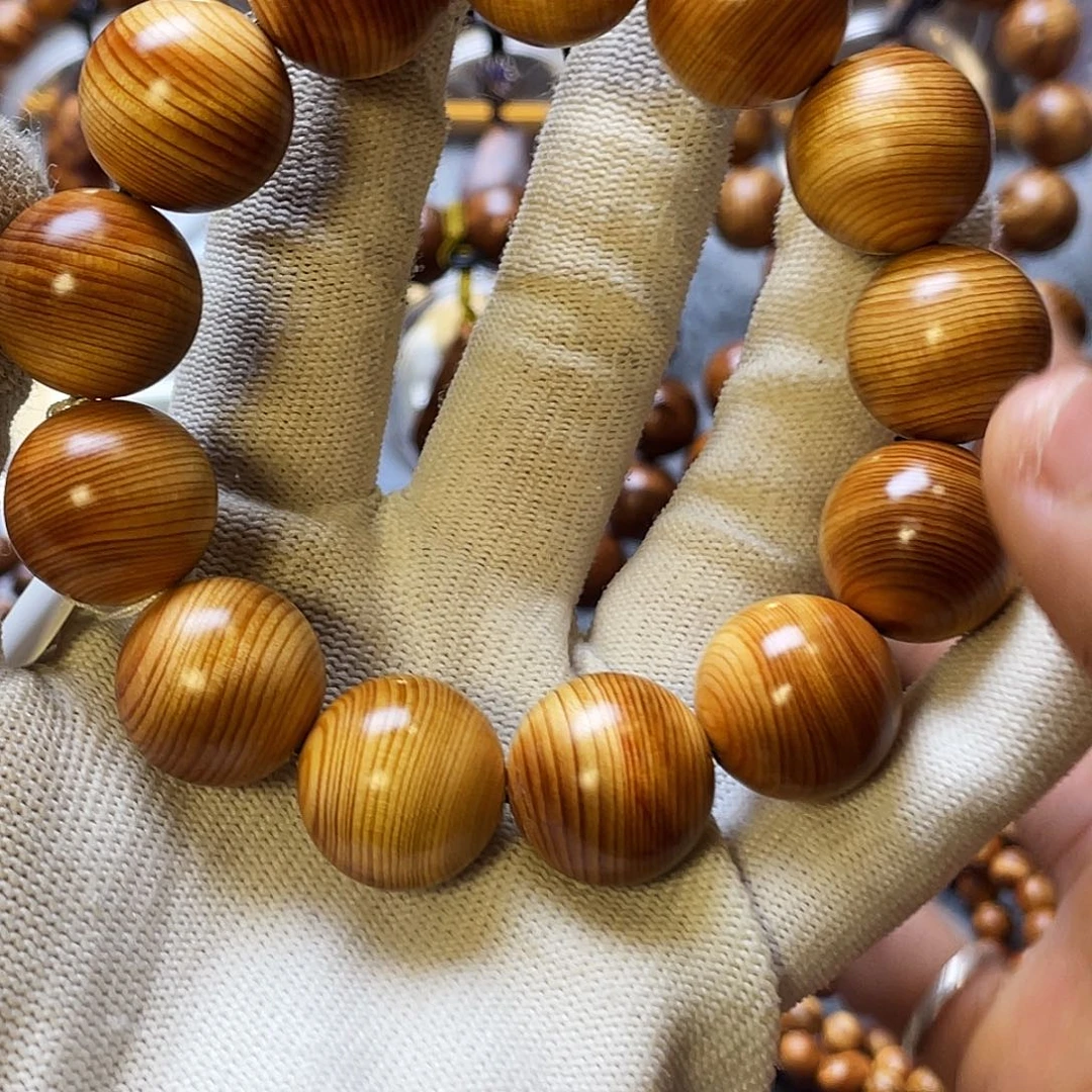 柏木手串/手链太行崖柏陈化18高油闪电