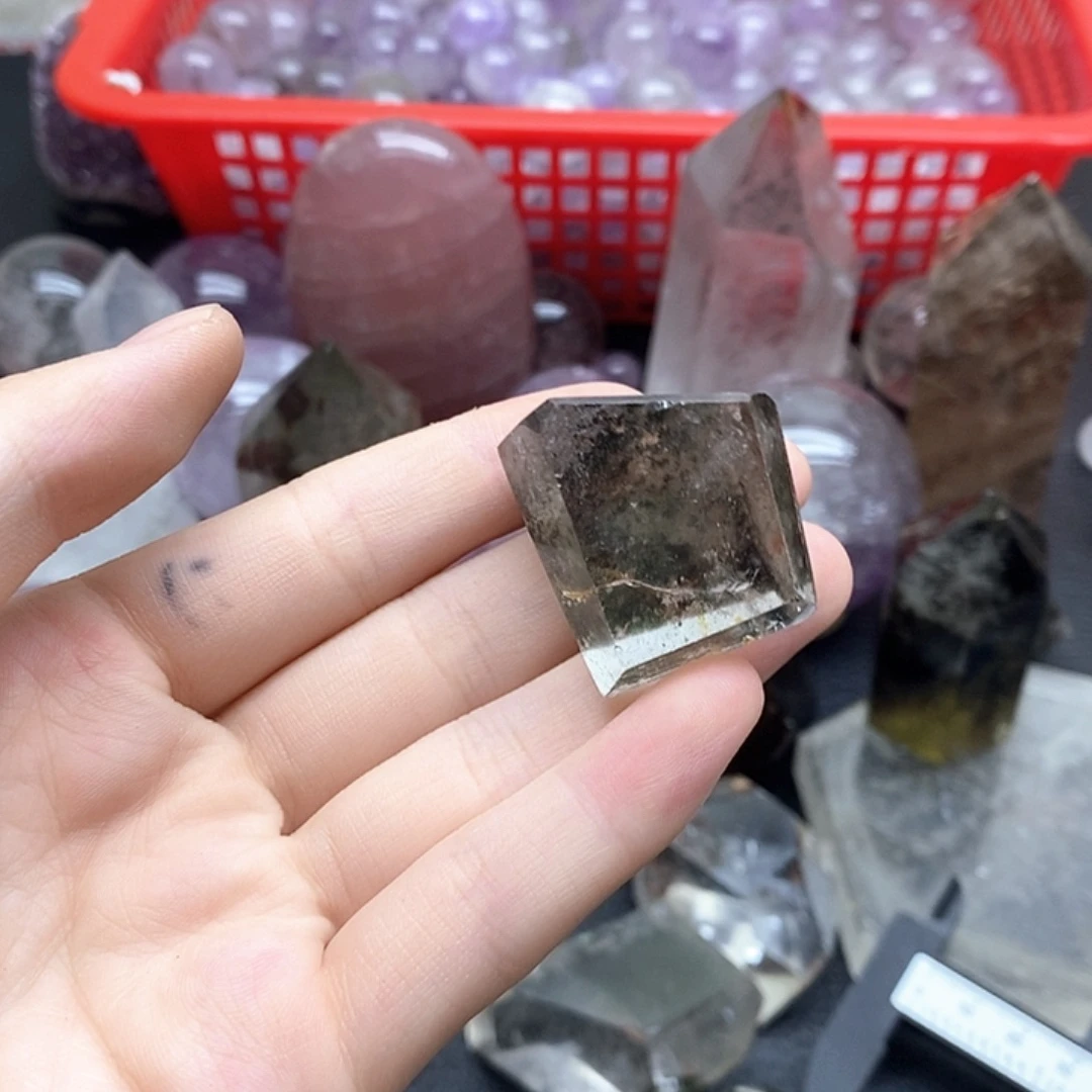 未镶嵌珠宝半成品水晶90水晶石