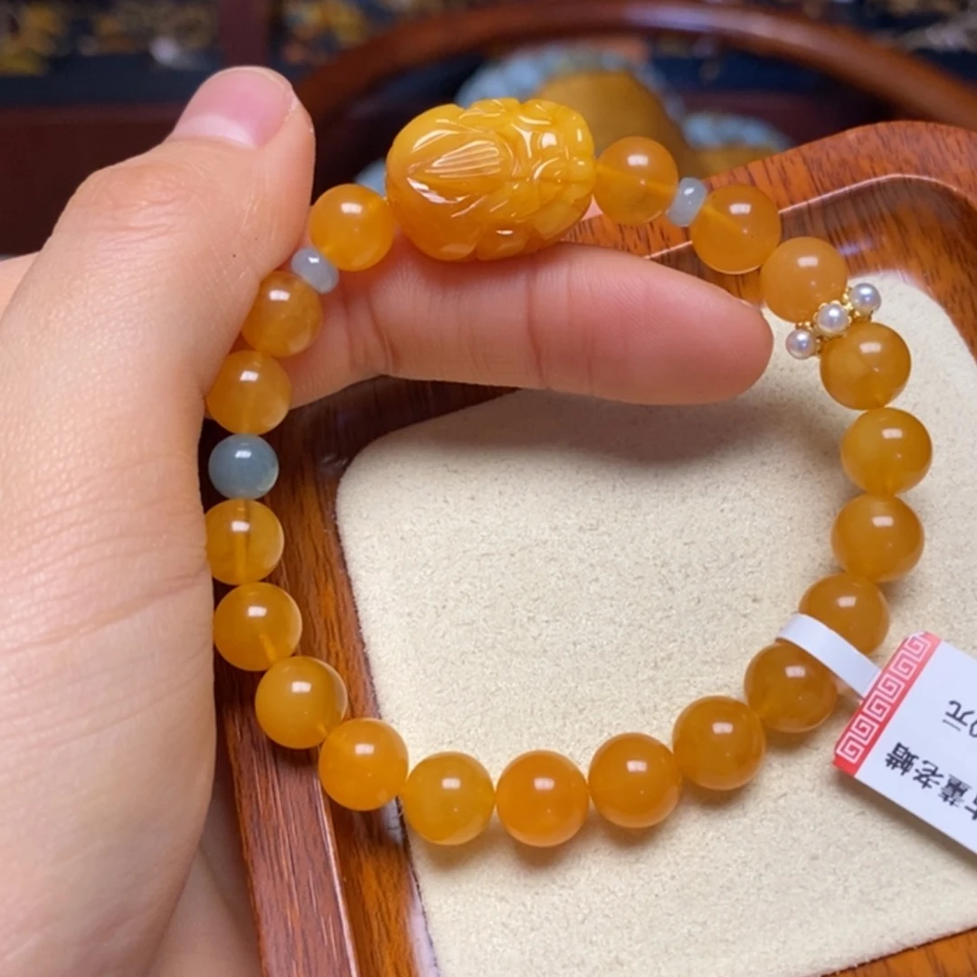 【闪购商品】蜜蜡手链未镶嵌手串
