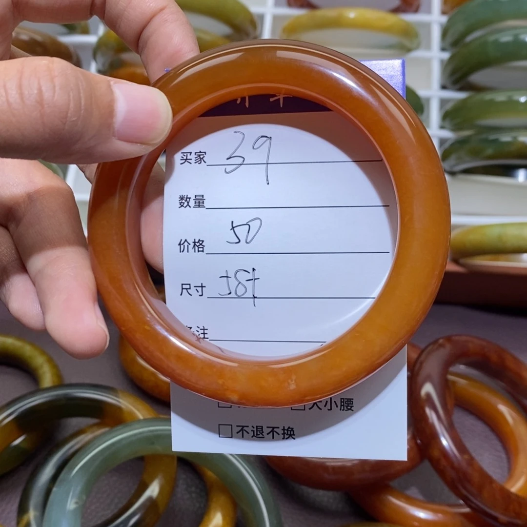 未镶嵌蛇纹石玉手镯d****u
