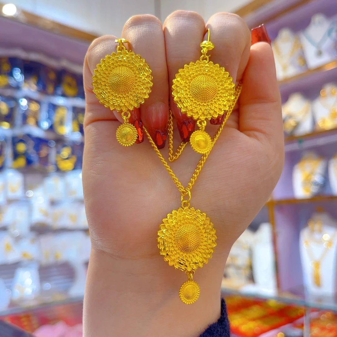 铜合金亚克力项链 亚克力delzok三件套项链2442