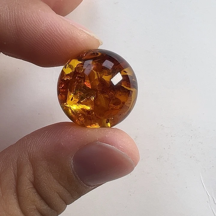 琥珀（花珀）颈饰未镶嵌