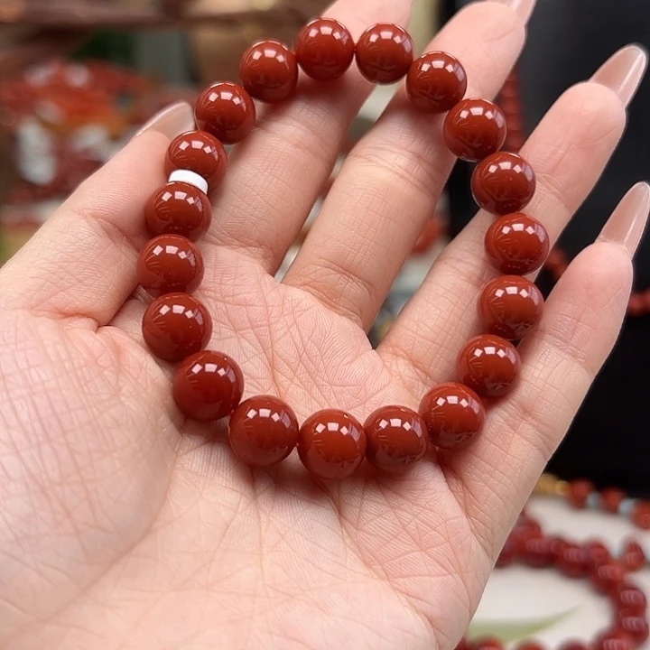 南红玛瑙10mm未镶嵌