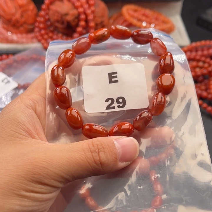 南红玛瑙未镶嵌多样性发货默认微瑕称重10mm