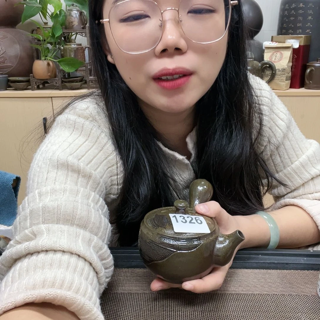 壶?****便1326老韩坭兴陶（0.0）侧把元宝