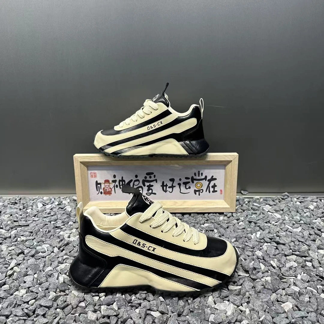 男鞋2025秋冬新款时尚百搭包底潮流运动休闲鞋增高厚底低帮男鞋