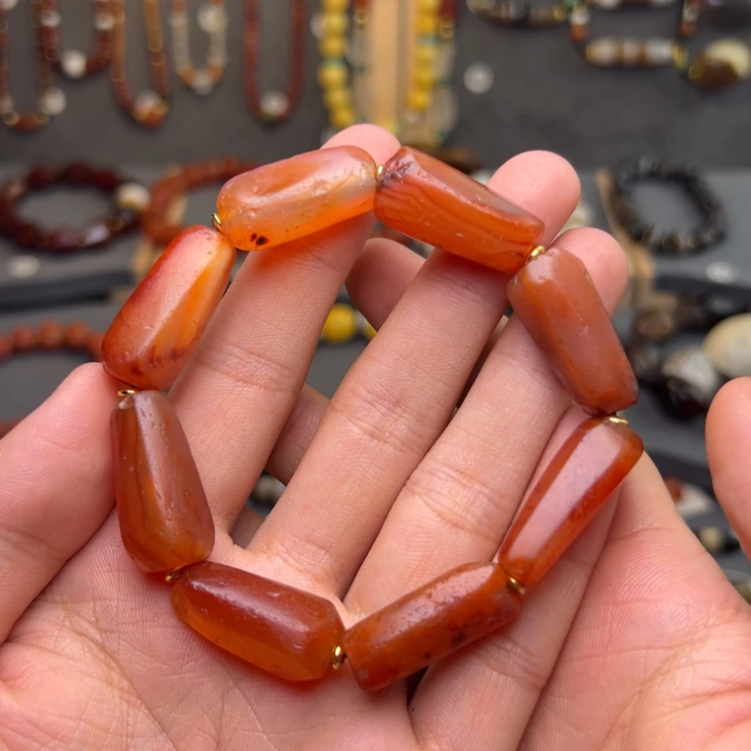 玛瑙/玉髓未镶嵌手链