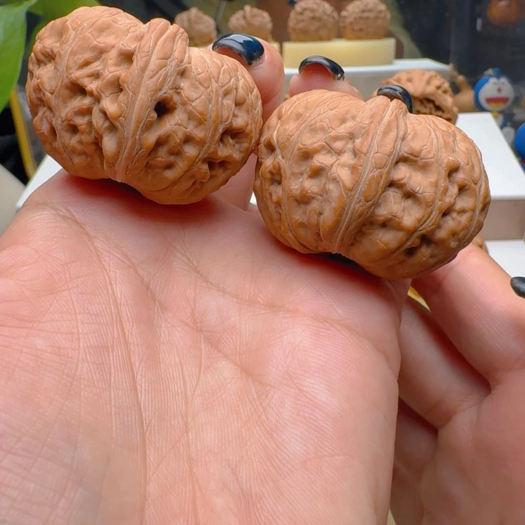 把件核桃42双翘尖元宝