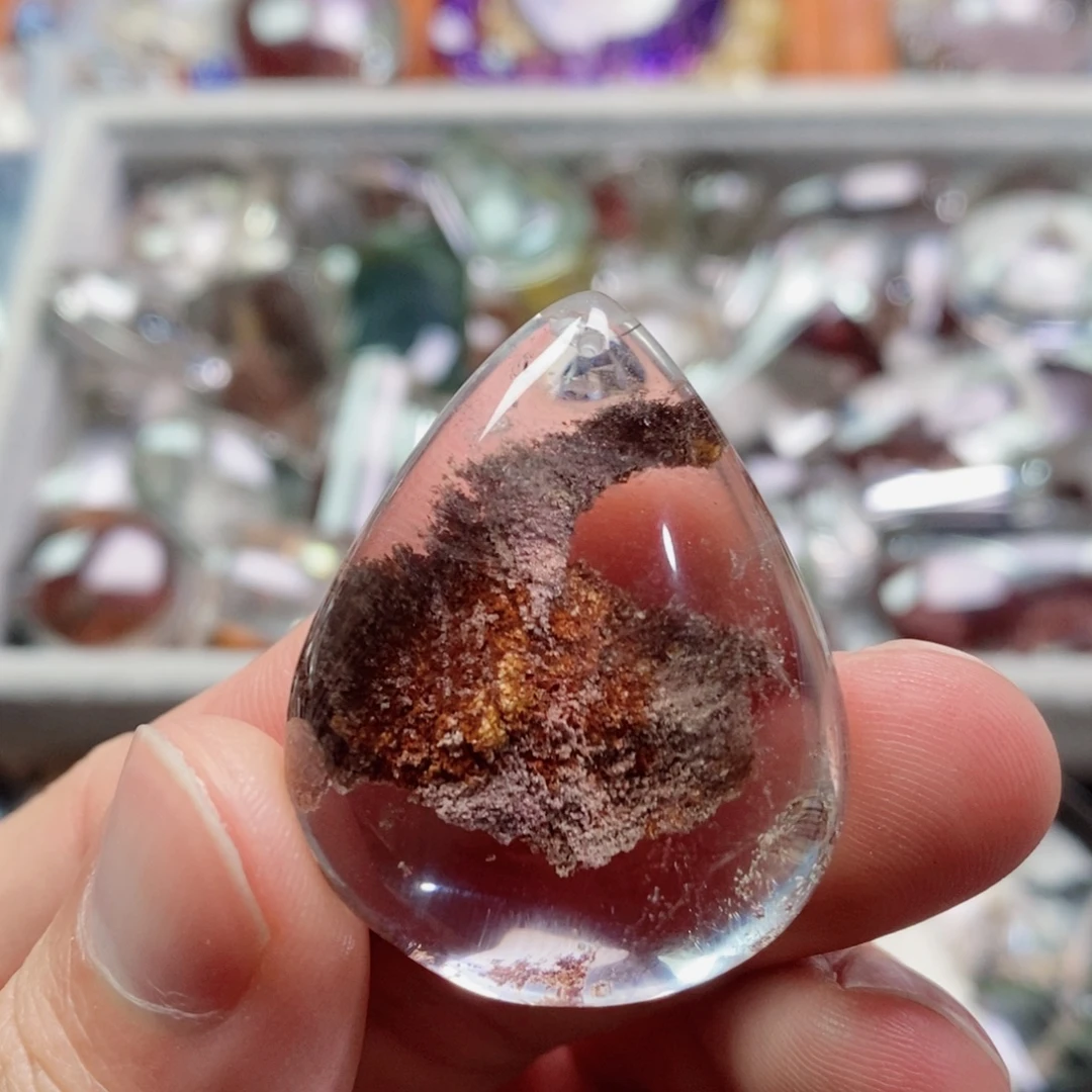 水晶未镶嵌吊坠(不含链)