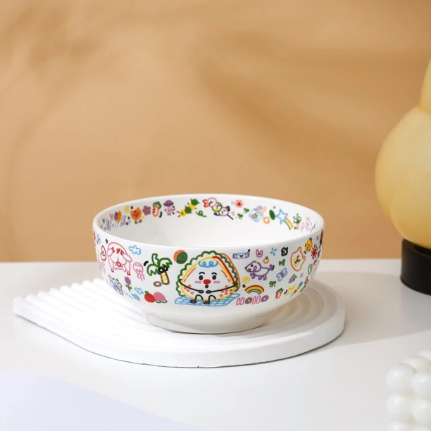 森南涂鸦七英尺汤碗面碗螺蛳粉大容量大号套餐餐具