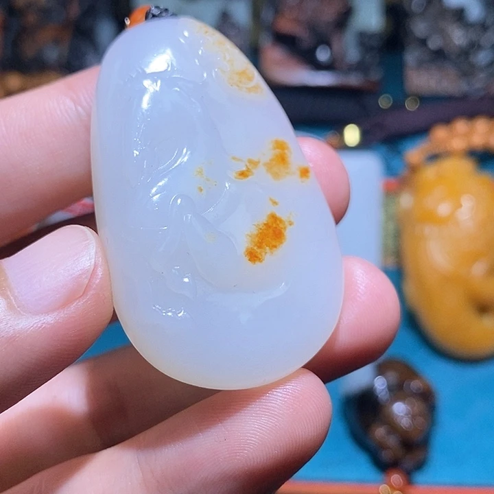 和田玉未镶嵌颈饰A7