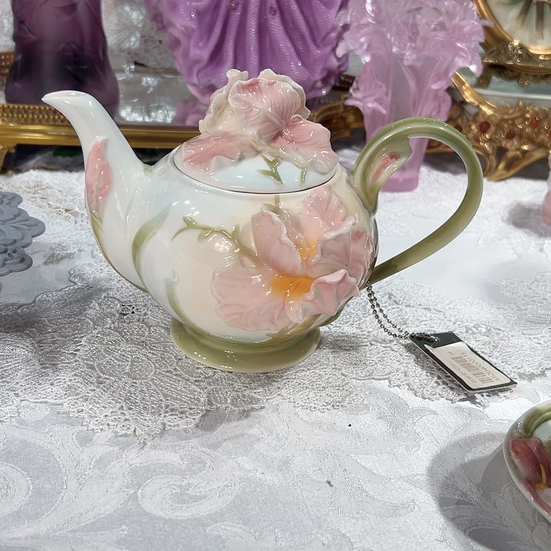 陶瓷 0115福利鸢尾花花壶