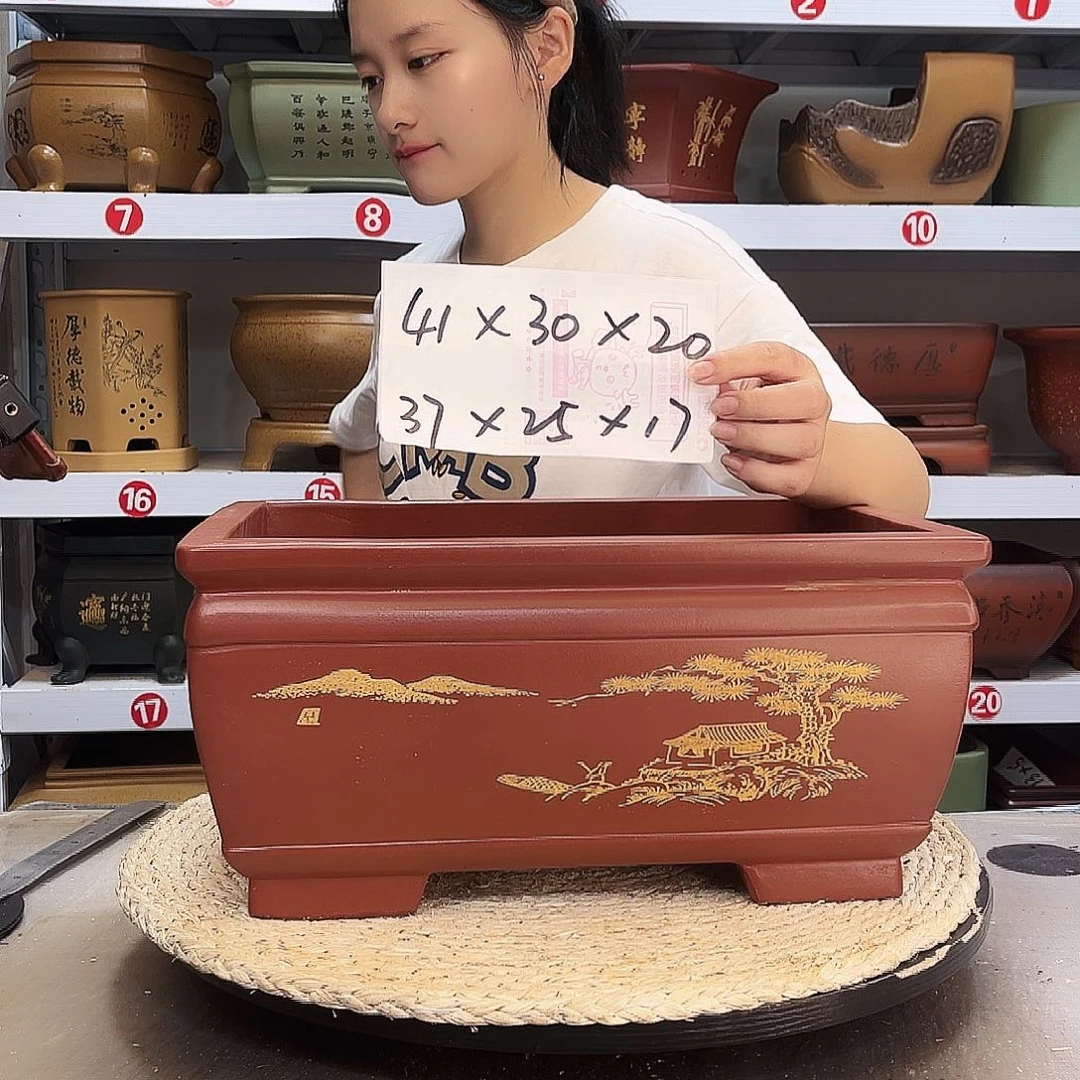紫砂花盆紫砂花盆