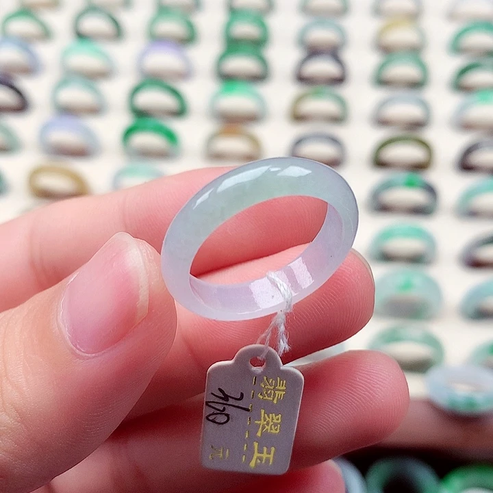 未镶嵌戒指翡翠20-21号