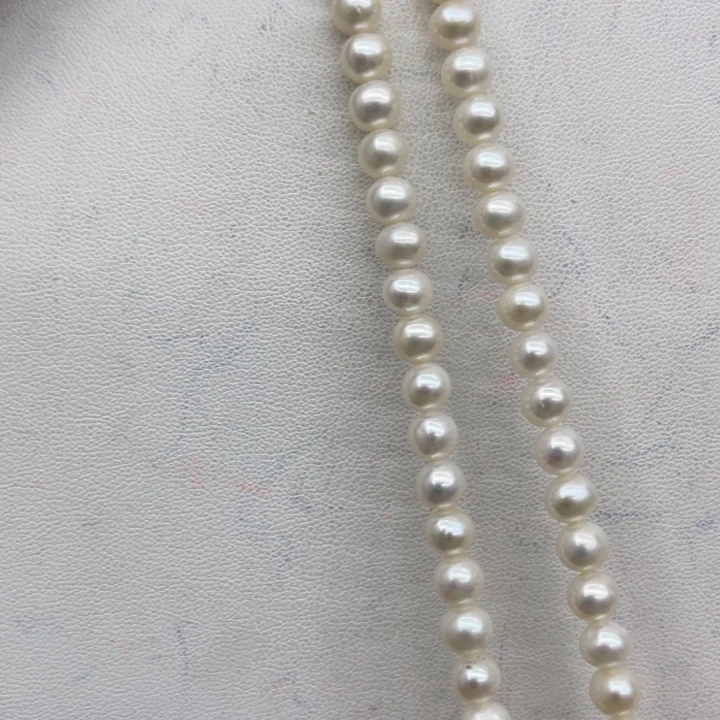 颈饰淡水珍珠银S925镶嵌00754