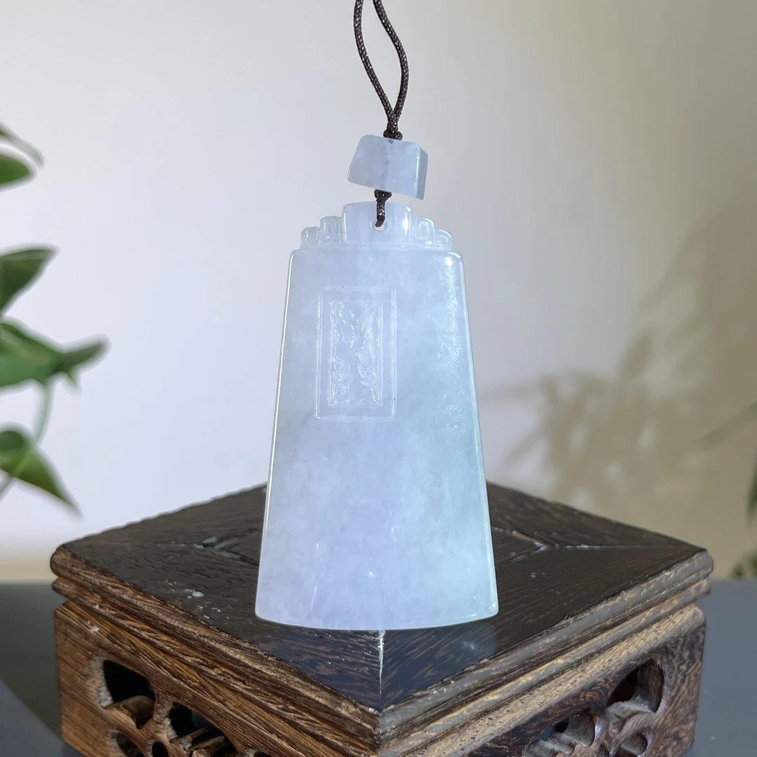 JTA07-80 天然缅甸翡翠A货 仿古牌