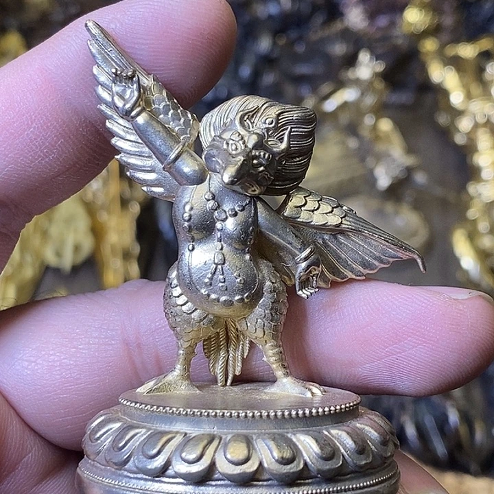 藏传文玩大鹏鸟摆件福利