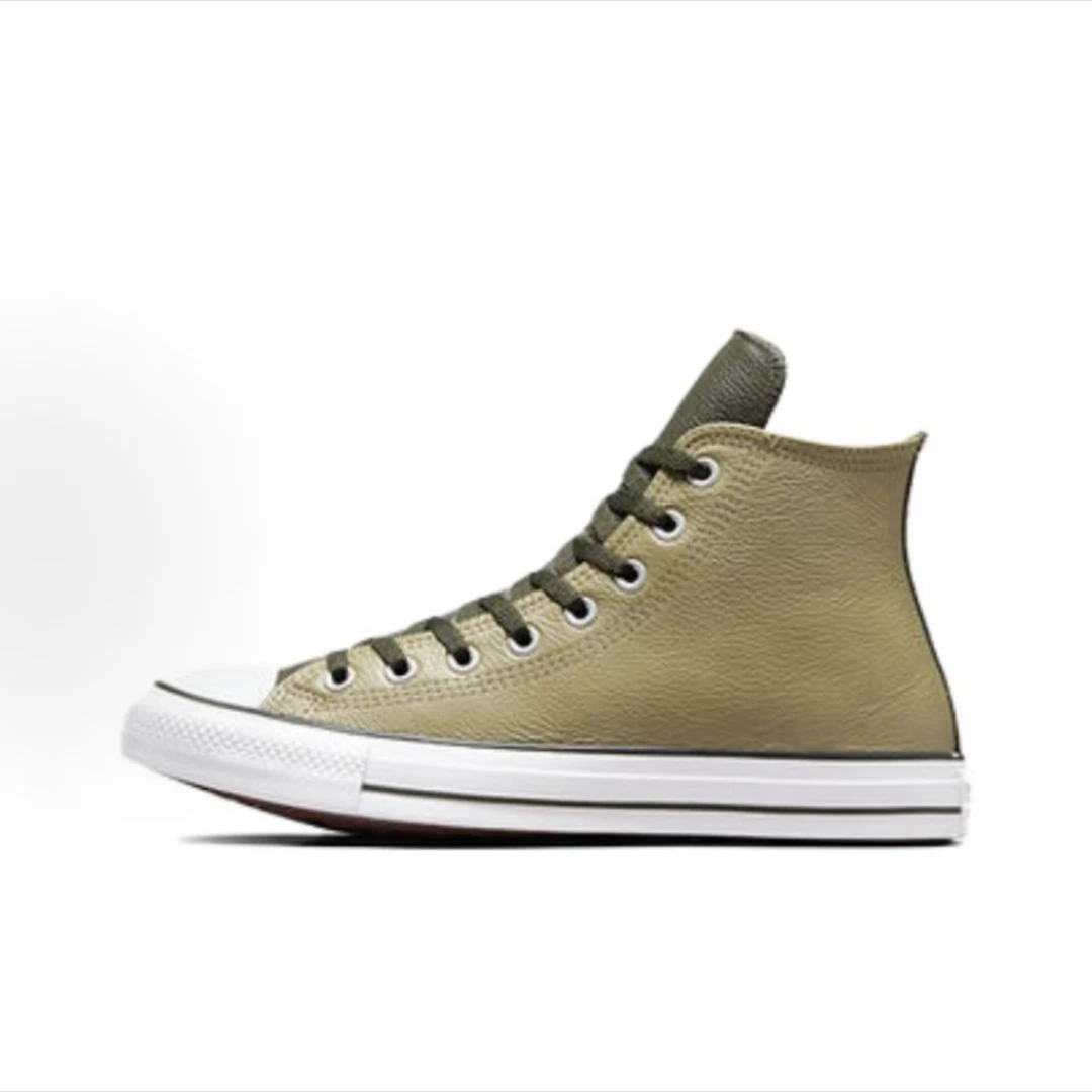 Converse/匡威减震耐磨高帮板鞋男女同款橄榄绿A06571C