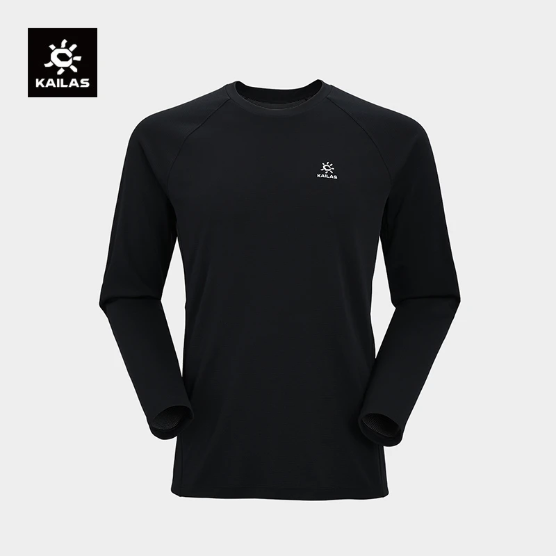 KAILAS凯乐石圆领功能长袖T恤吸湿速干户外运动登山技术攀登男款