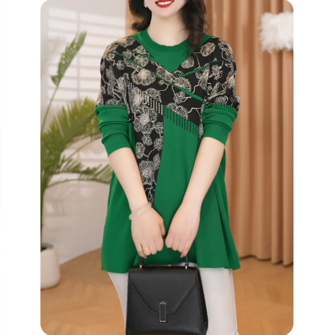 [美人花]新品女士宽松显瘦上衣时尚休闲女装1ZS0125337-2