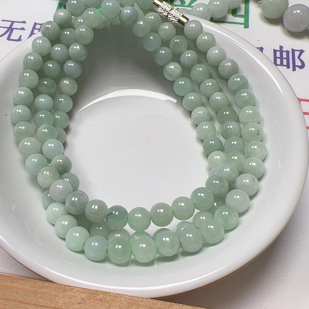 【闪购商品】翡翠手链未镶嵌青*卡5++