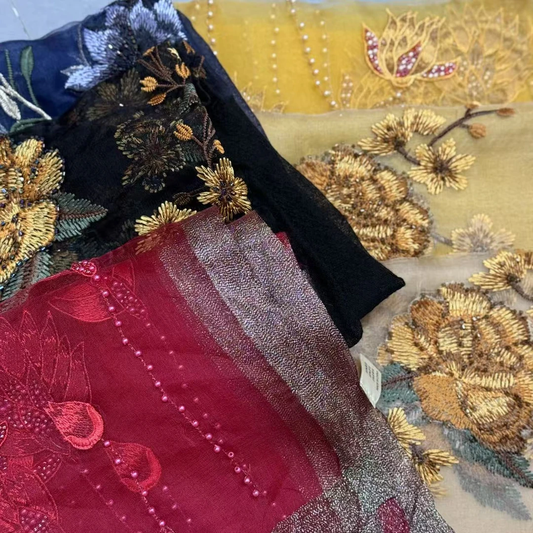 【刺绣宠粉】霞姐展示花型-国风中式刺绣大气优雅时尚百搭175*75