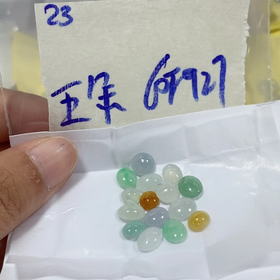 五***花定制翡翠未镶嵌不