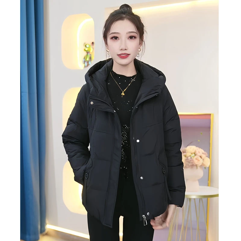 【依岚-625】2024年新款白鸭绒加厚休闲保暖时尚气质款羽绒服女款