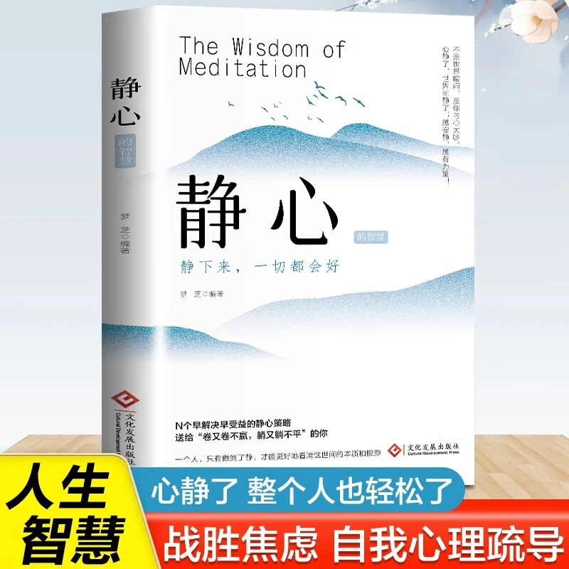 静心的智慧人生智慧哲学战胜焦虑心理学青春励志正能量治愈系修心