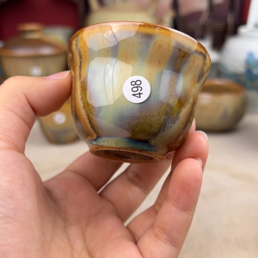 杯纯手工茶烧主人杯