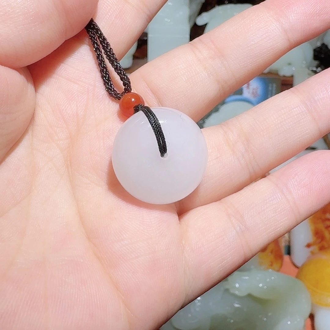 未镶嵌透闪石质玉把件涛***在