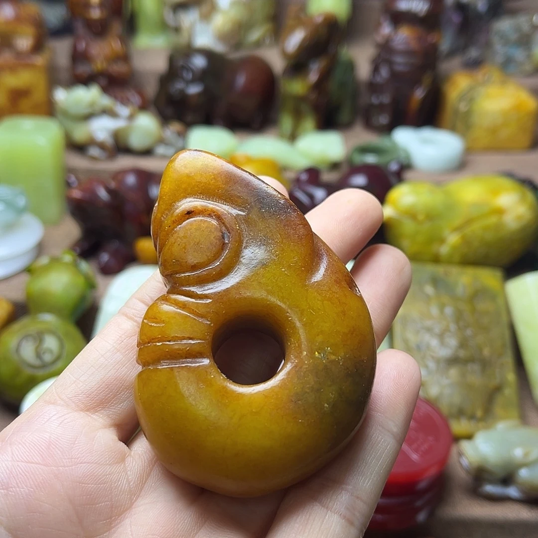 白玉菩提吊坠116。。