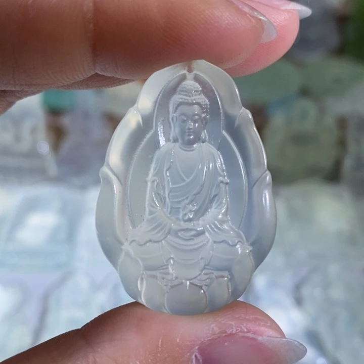 岫玉未镶嵌吊坠吊坠