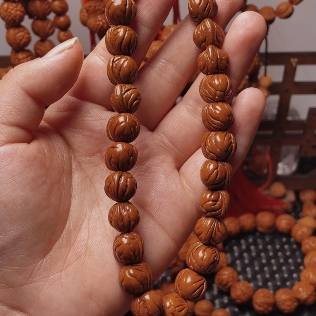 木质类龙纹桃枭手持