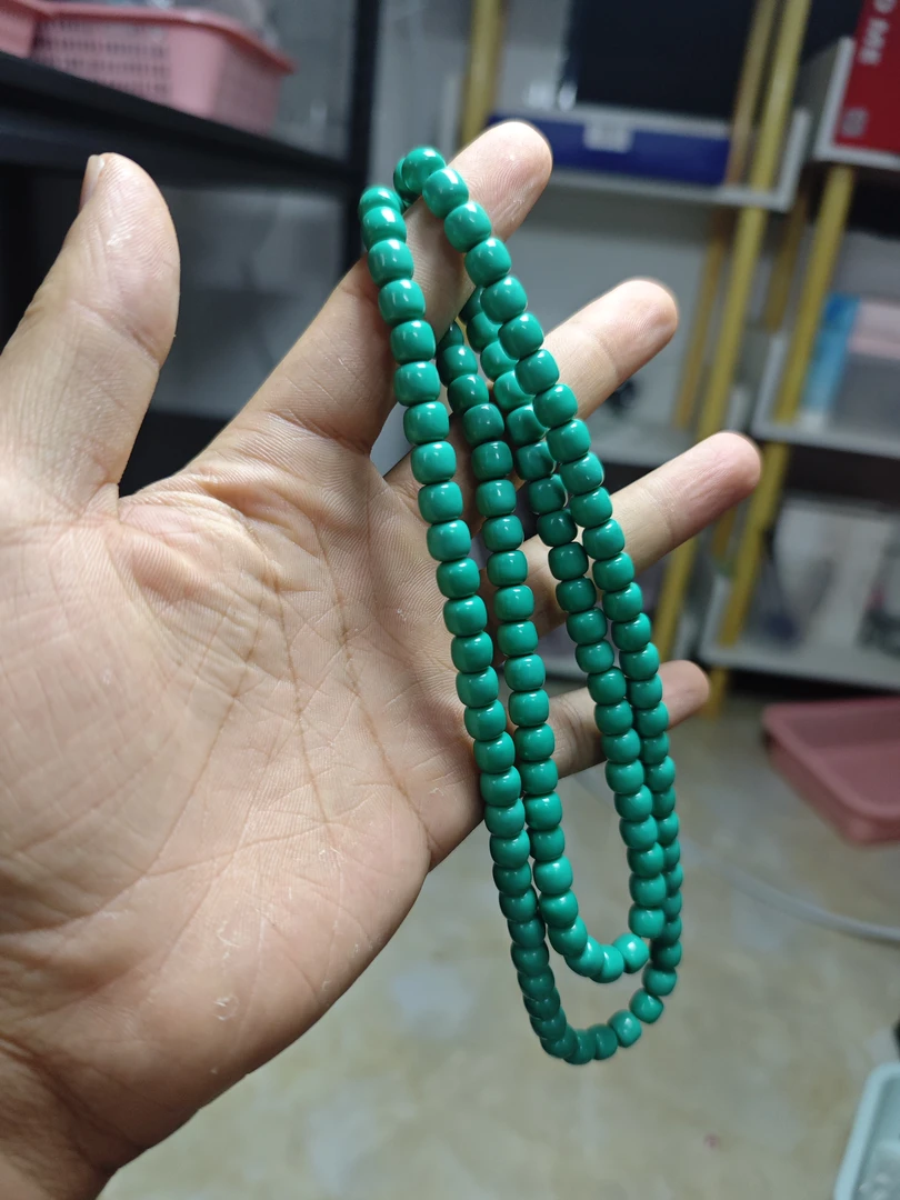 B1高池绿108颗佛珠8mm