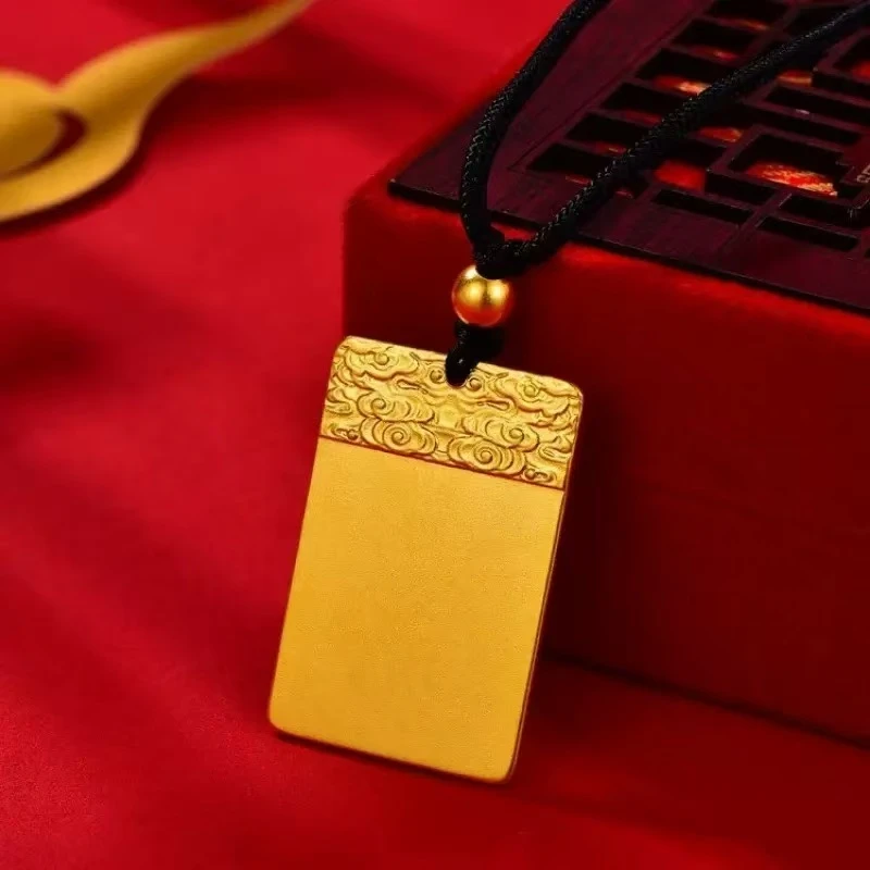吊坠 经典时尚款花生祥云无事牌吊坠 轻奢百搭（赠黑绳）