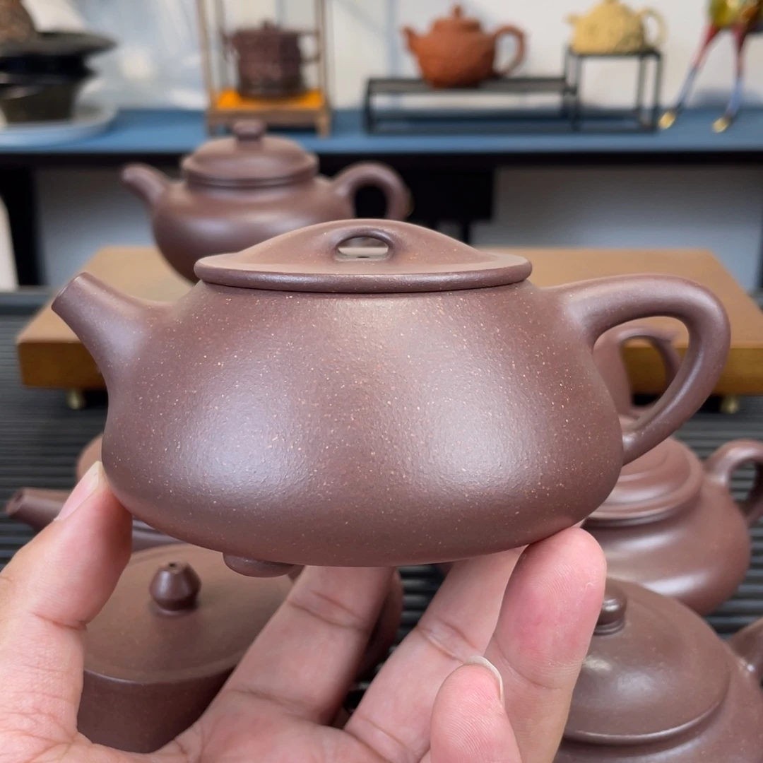 茶壶紫砂底槽青景舟石瓢230cc