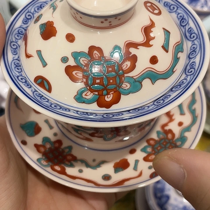 摆件陶景德镇陶瓷主人杯1234