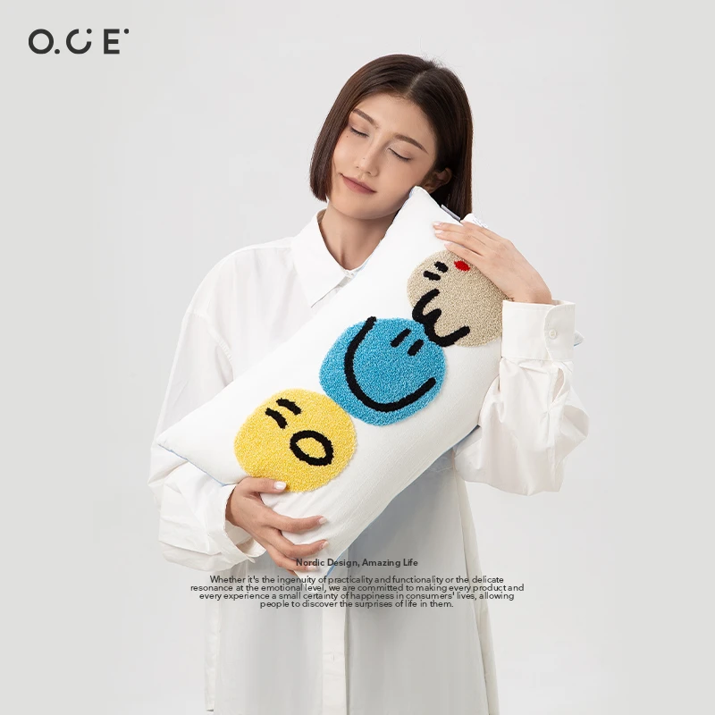 OCE印花腰靠垫办公坐椅靠背垫腰午睡枕沙发客厅2025新款靠枕