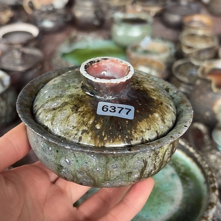 刚***好茶盏源头柴烧好货多6377