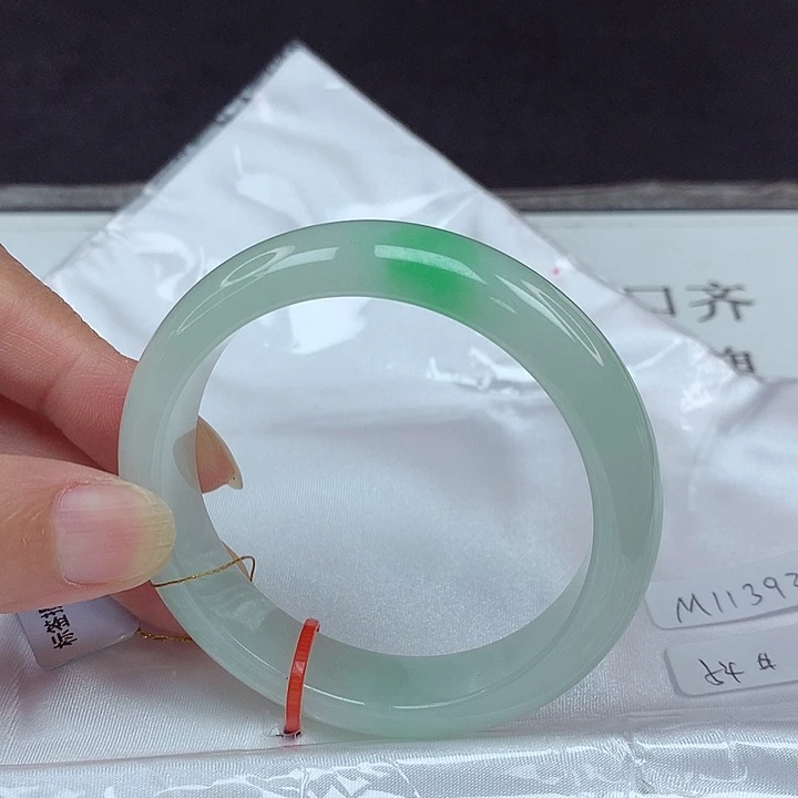 未镶嵌手镯翡翠54圈3931