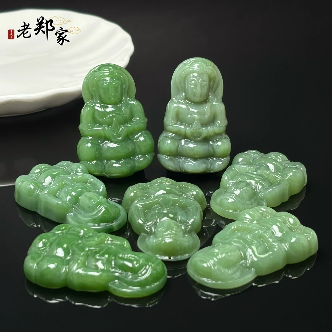 【老郑家】和田玉观音挂件(多样性发一件) 1087