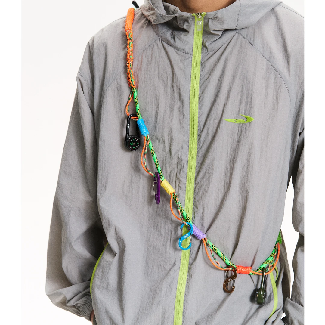 【江南先生】美式复古撞色潮流设计彩色编绳夏季户外搭配伞绳