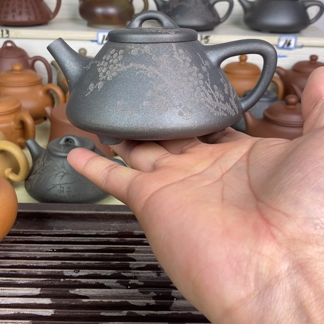 茶壶紫砂还原烧子冶石瓢200cc左右0添加