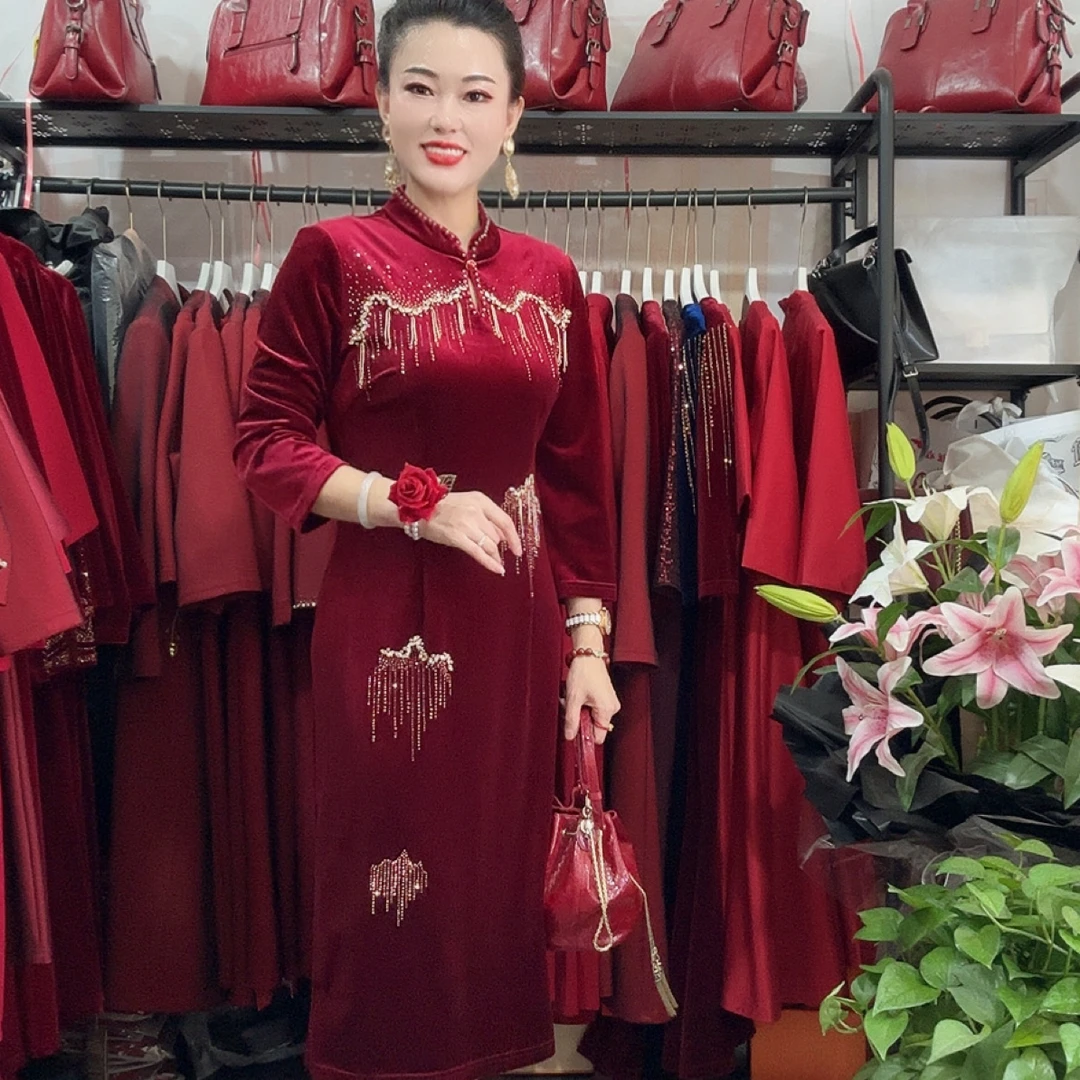 8577高贵优雅喜婆婆妈妈婚宴婚礼日常群