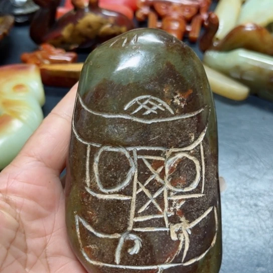 吊坠白玉菩提把件