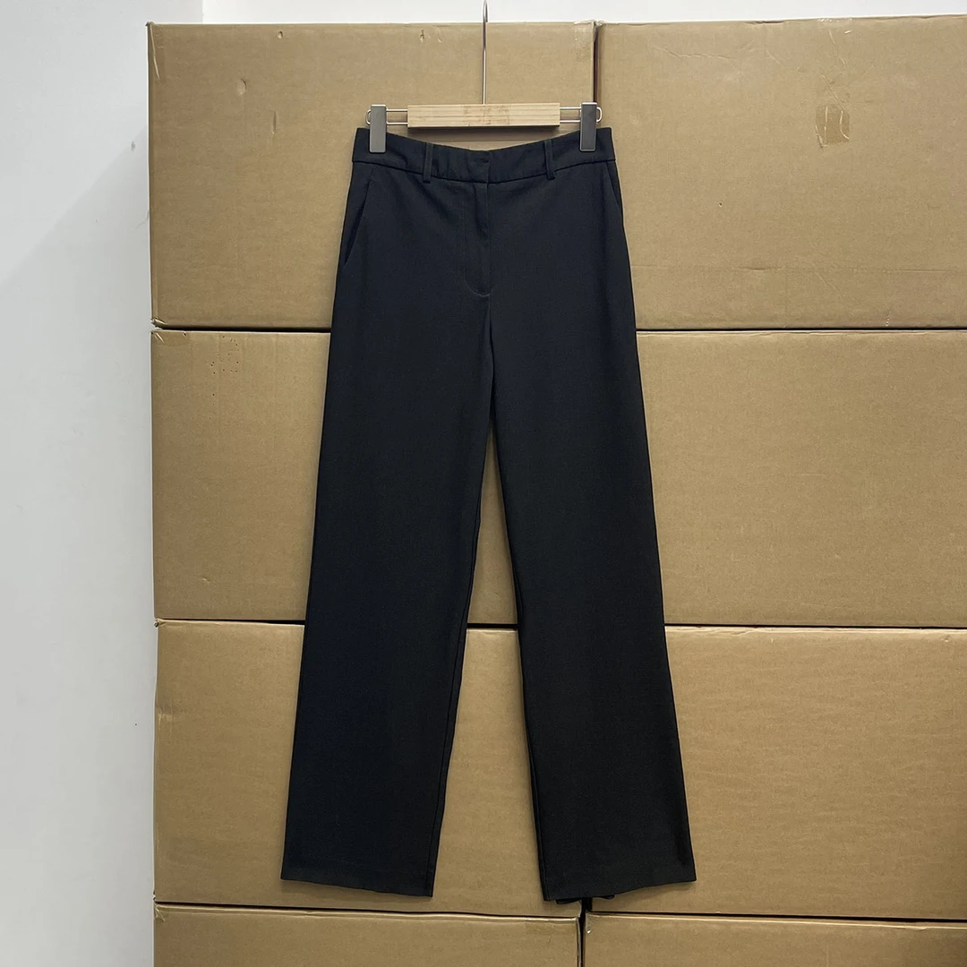 西班牙单！！2025年春秋新款通勤休闲裤 直筒经典西装裤 女裤